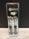 Qty 2 New Liberty Hardware P30049L-SN-U 3" Fan Design Pull Handle Satin Nickel. Fixed Price $9.85.
