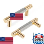 Zernmiarder 12-PACK 3.5" Knurled Cabinet Pulls Metal Door Handles Grey & Gold. Fixed Price $44.75.