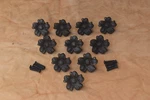 Vintage Style Flower Shape Cast Iron Knob Handles Cabinet Drawer Pulls 10 Pcs. Fixed Price $49.00.