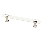 Liberty Acrylic Bar Pull 96MM (3-3/4 In) Polished Nickel P37296C-PN-CP Lot Of 12. Fixed Price $65.00.