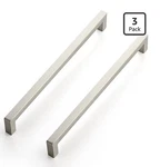 Ravinte 3 Pack 10 Inch Square Cabinet Handles - Satin Nickel & Brushed Dr. Fixed Price $26.99.