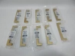 Lot Of 10 Brainerd P41862W-117-C Modern Square Drawer Pull 5-1/16" Brushed Brass. Fixed Price $59.99.