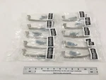 (10) New Glide-rite 5" Deco Cabinet Drawer Pull Satin Nickel 87380-128-SN-1 (sw). Fixed Price $33.90.