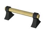 Casual Dual Finish 3 76MM Matte Black Gold Bar Cabinet Drawer Pull 10 Pack. Fixed Price $29.69.