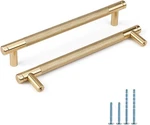 Rergy 30 Pk. Gold Cabinet Knurled Pull Handles 6 1/4"L 5" Center To. Fixed Price $59.88.