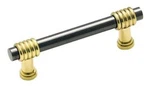 3" Two Tone Pull Black Nickel And Solid Brass. Fixed Price $7.61.