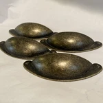 Kitchen Cabinet Shaker Handle 3" Center Cup Pull, Antique. B29. Fixed Price $13.11.