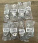 (lot Of 8) Jeffrey Alexander MO6303NI Belcastel Cabinet Knob - Polished Nickel. Fixed Price $44.99.