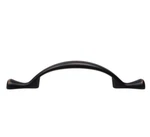 Allen + Roth 3" Center Tirador Pull Aged Bronze Finish Lot Of 5. Fixed Price $10.00.
