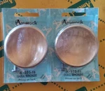 Vtg Nos 2" Dull Bronz Drawer Knobs Concave Face Cabinet Door Amerock A-595-10. Fixed Price $15.00.