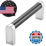 Koofizo Black/chrome 10-PACK Knurled Cabinet Pulls Handles 3-3/4" (96MM). Fixed Price $60.78.