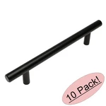 *10 Pack* Cosmas Euro Style Bar Flat / Matte Black Pulls #305-128FB. Fixed Price $28.59.