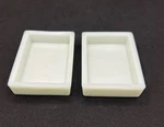 Set Of 2 American Cabinet Co No 9 Milk Glass Dental Tray Insert Pair Usa. Fixed Price $23.99.
