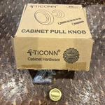 Ticonn 40PC Brass Finish Cabinent Round Pull Knobs Spruce Up Your Kitchen Today. Fixed Price $20.00.