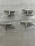 Probrico 4 Euro Style Round Bar Satin Nickel Cabinet Knobs, Single Hole. Fixed Price $12.00.