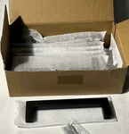Pack Of 10 LSJ12BK128 Square Black Kitchen Closet Drawer Pull 5.5" -5" Centers. Fixed Price $17.99.