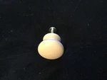 Amerock BP724-30 White Porcelain 1" Mushroom Cabinet Knob Pulls, Set Of. Fixed Price $8.99.