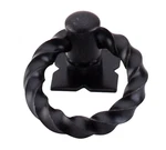 Top Knobs M641 Twist Ring Cabinet Pull Handle & Backplate Patine Black, New!. Fixed Price $10.50.