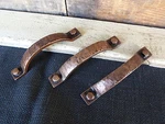 Antique Copper Hammered Metal Handle Drawer Pull - Rustic Vintage Romantic. Fixed Price $6.99.