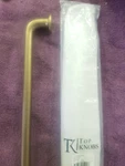 Top Knobs M1401 Rounded 12" Center Handle Cabinet Pull - Light Bronze. Fixed Price $150.00.