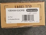 10 Pack Amerock Allison Value 3 Inch Center Arch Cabinet Pull Oil Rubbed Bronze. Fixed Price $10.00.