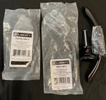 Brushed Oil-rubbed Bronze (3) Drawer Pulls And (1) Knob Lot Of 4. Fixed Price $10.00.