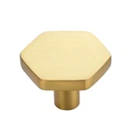 Home Expert Gold Cabinet Knobs 20 Pack Solid Kitchen Hexagon 1..... Fixed Price $46.03.