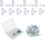 10 Pack False Front Cabinet Clips, With Screws Acrylic Drawe. Fixed Price $11.82.