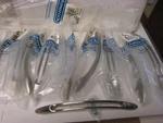 8 Yes Amerock BP9363-G10 5"C-C Open Arch Cabinet Pulls Satin Nickle 7" Long. Fixed Price $59.99.