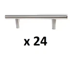 *lot Of 24* South Maine 3.5 In. Satin Nickel Modern Straight Euro Style Bar Pull. Fixed Price $27.99.