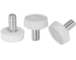 New Uxcell 30PCS White M5X12MM Metric Male Thread Knurled Knob Thumb Grip Screw. Fixed Price $5.99.