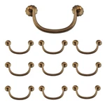 Txinmin 10 Pack Traditional Bail Cabinet Hardware Handle Pull Antique Brass D.... Fixed Price $61.66.