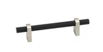 Alno A2901-35-MN/MB Vita Bella 1/2" Pull Knurled Bar Nickel/matte Black. Fixed Price $24.76.