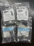 Amerock 2 5/8 Cabinet Dresser Knob Polish Nickel Black BP36556PNBBR Qty 4. Fixed Price $37.50.