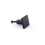 Black Wrought Iron Cabinet Knob Pull Square Grid Design Including Hardware. Fixed Price $16.99.