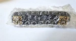 Vicenza Designs K1182 Tiziano 3" Black Leather Pull Antique Gold Cabinet Handle. Fixed Price $58.61.