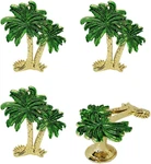 Palm Tree Cabinet Knobs 4 Pcs Zinc Alloy Beach Ocean Theme. Fixed Price $24.17.