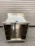 New 24" Under Bar Glass Storage Rack Drainboard Stainless Nsf Regency #7242. Fixed Price $549.99.