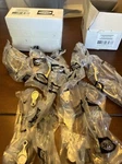 Lot Of 20 Cosmas Cabinet Hardware Satin Nickel Handle Pulls Patterned. Fixed Price $13.50.