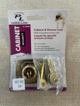 Prime-line Bright Brass Gold Steel Cabinet/drawer Lock. Fixed Price $9.00.