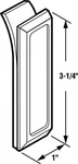 Prime-line 191928 Gloss White Clear Acrylic Universal Door Pull 3.3 X In.. Fixed Price $12.02.