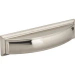 Annadale 96 Mm Center-to-center Cup/bin Cabinet Pull, Satin Nickel Hardware. Fixed Price $21.22.
