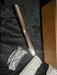 10 Pack Satin Nickel Bar Cabinet Pulls 3-3/4" Hole Centers Nib. Fixed Price $17.99.