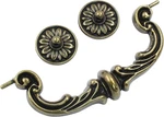 Biaungdo 8 Pcs 150MM/6 Inch Hole Center Pull Handles, Zinc Alloy Rustic Vintage. Fixed Price $33.38.