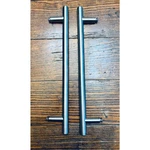 Set Of 2 Ikea Stainless Steel Handles Pulls - Drawer Doors Cabinets. Fixed Price $10.00.
