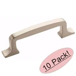 Amerock BP53719G10-10PACK BP53719-G10 Westerly Collection Satin Nickel Cabinet H. Fixed Price $61.99.