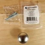 Brainerd, P40005W-MN2-C, 1-1/4 Sophia Knob, Matte Nickle, Left!. Fixed Price $7.99.