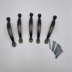 Amerock Oil Rubbed Bronze Cabinet Handles Drawer Pulls Brown 5-1/2". Fixed Price $21.42.