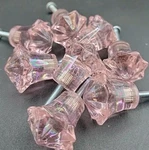 10 Pink Diamond Shaped Glass Knob Drawer Cabinet Kitchen Handle Pull Opalescent. Fixed Price $30.00.