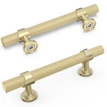 Komotia 10 Pack 3 Inch Cabinet Pulls Knurled Brushed Gold Kitchen Han.... Fixed Price $50.57.